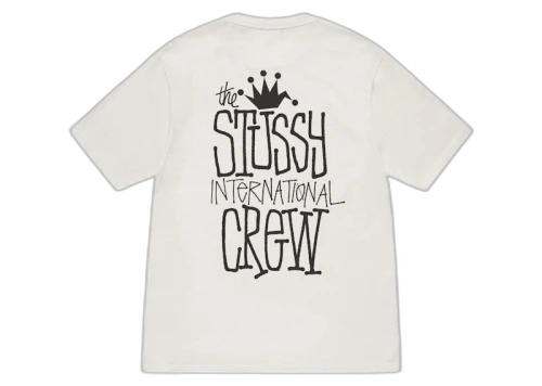 Stussy Crown International Pigment Dyed Tee Natural