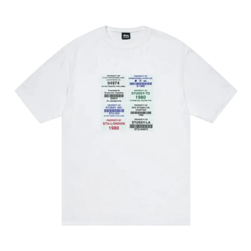 Stussy Codes Tee White
