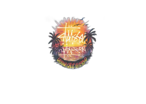 Stussy Sunset Tee White
