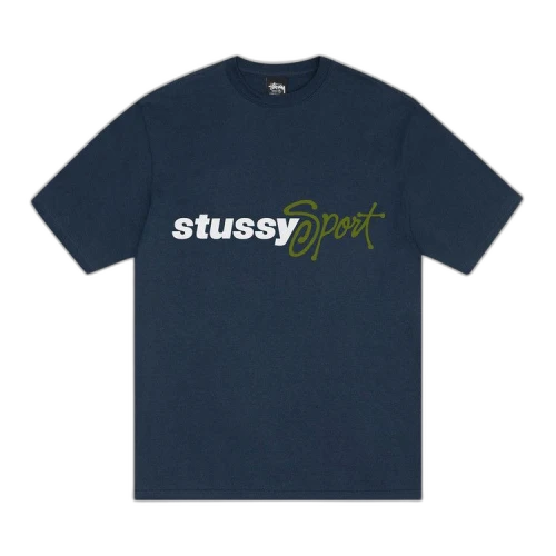 Stussy Sport Script Tee 'Navy'