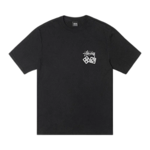Stussy Dice Tee Pigment Dyed 'Black'