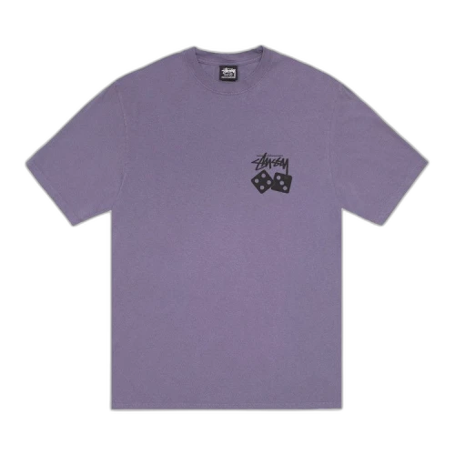 Stussy Dice Tee Pigment Dyed 'Grape'