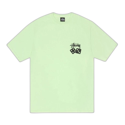 Stussy Dice Tee Pigment Dyed 'Pistachio'