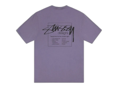 Stussy Modern Age Pigment Dyed Tee Grape