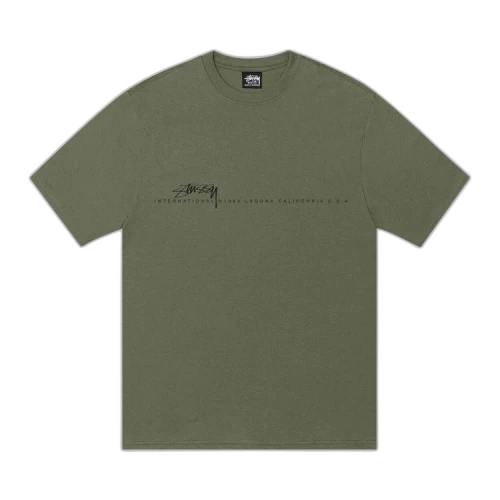Stussy Smooth 80 Tee Olive