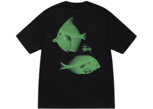 Stussy X-Ray Fishin Tee Black