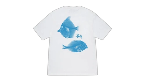 Stussy X-Ray Fishin Tee White