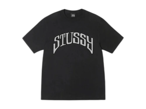 Stussy Arched Pig. Dyed Tee Black