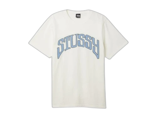 Stussy Arched Pig. Dyed Tee Natural