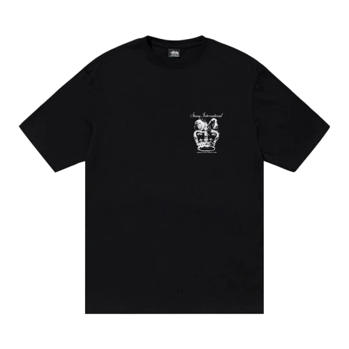Stussy Dog Crown Tee Black