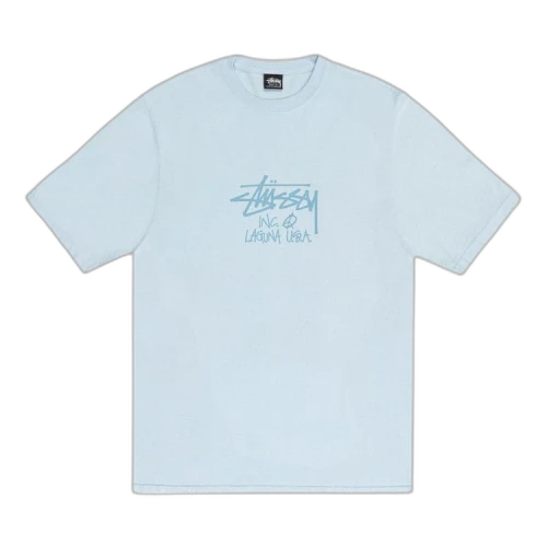 Stussy Laguna USA Tee Pigment Dyed 'Sky Blue'