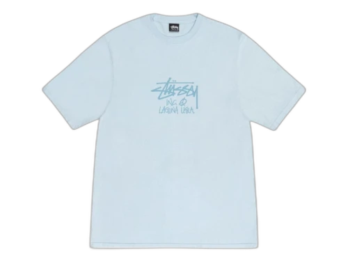 Stussy Laguna USA Pigment Dyed Tee Sky Blue