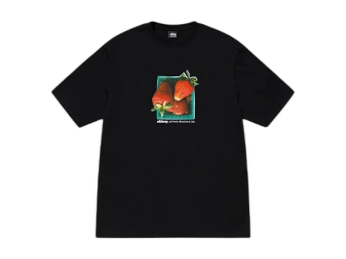 Stussy Berries Tee Black