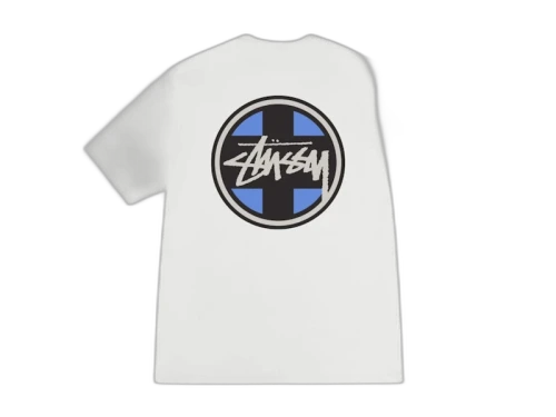 Stussy Cross Dot Pigment Dyed Tee Natural
