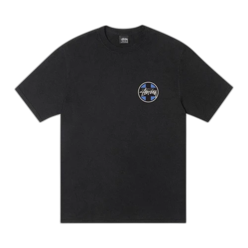 Stussy Cross Dot Tee Pigment Dyed 'Black'