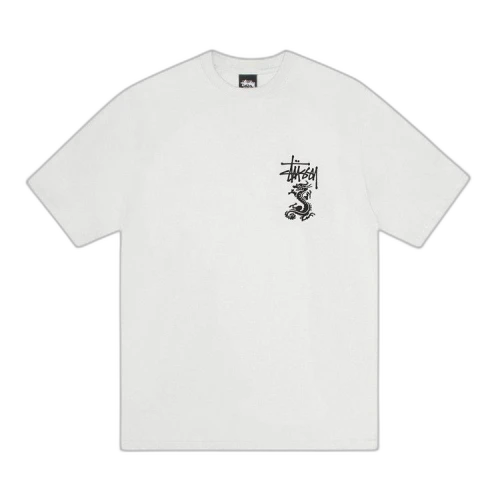 Stussy Double Dragon Tee Pigment Dyed 'Natural'