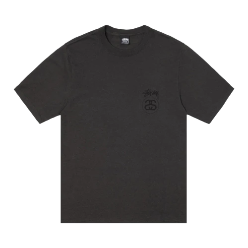 Stussy Stock Link Pigment Dyed Tee 'Faded Black'