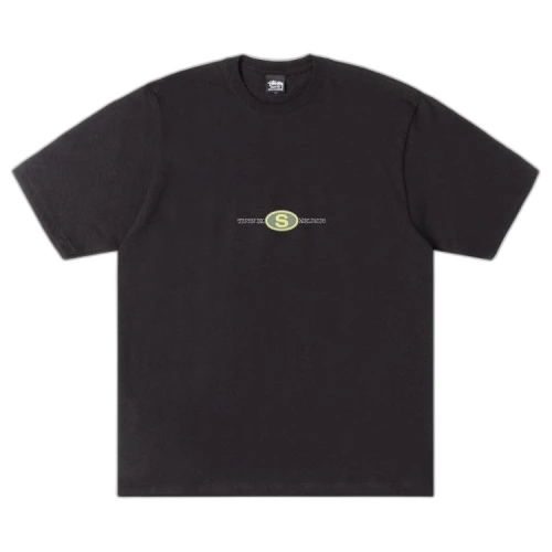 Stussy Worldwide Dot Tee Black