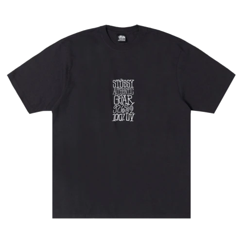 Stussy Authentic Gear Tee Pigment Dyed 'Faded Black'