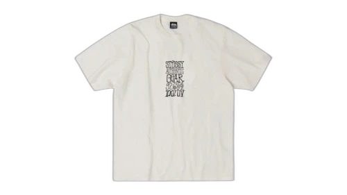 Stussy Authentic Gear Pigment Dyed Tee Natural