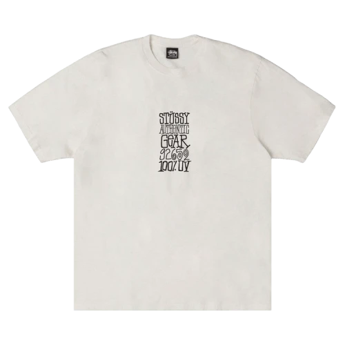 Stussy Authentic Gear Tee Pigment Dyed 'Natural'