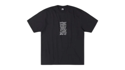 Stussy Authentic Gear Pigment Dyed Tee Faded Black