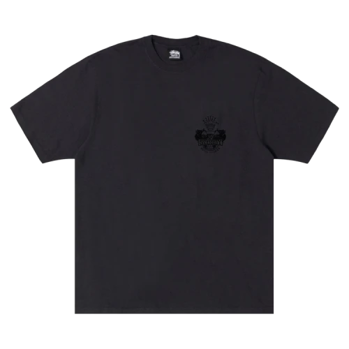 Stussy Built To Last Tee Pigment Dyed 'Faded Black'