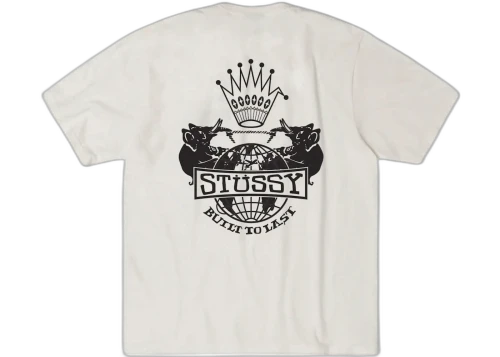 Stussy Built To Last Pigment Dyed Tee Natural