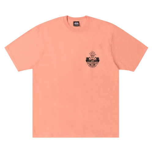 Stussy Built To Last Pigment Dyed Tee Sherbert