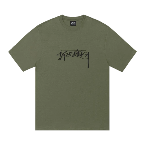 Stussy Sliced Tee 'Olive'