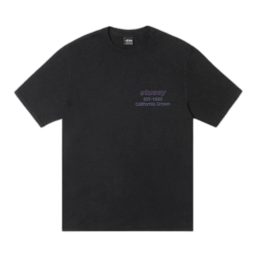 Stussy California Grown Tee Pigment Dyed 'Black'