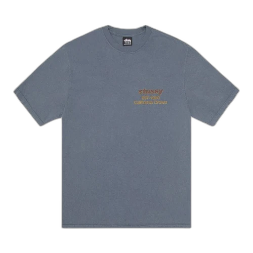 Stussy California Grown Tee Pigment Dyed 'Navy'