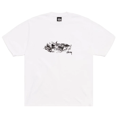 Stussy Fawn Tee 'White'