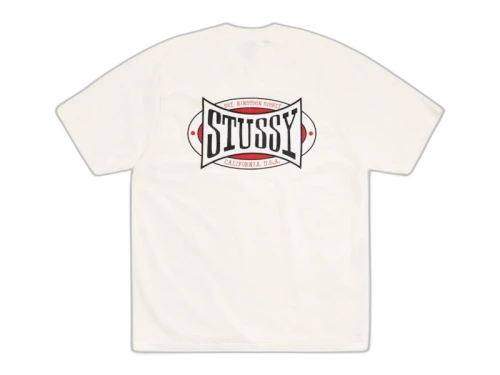 Stussy Champion Oval Pigment Dyed Tee Natural