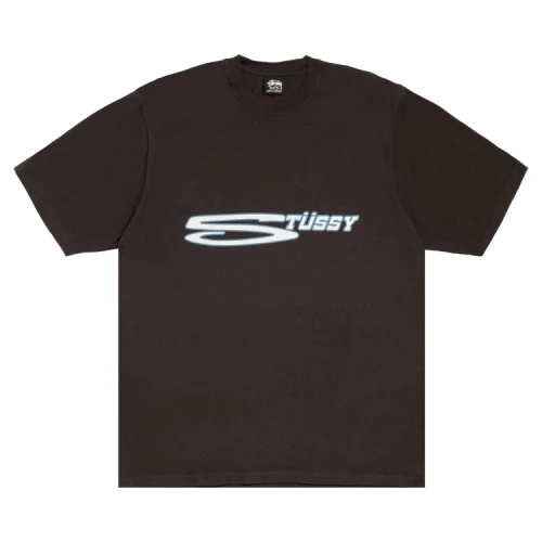 Stussy Stretch Tee Pigment Dyed 'Faded Black'