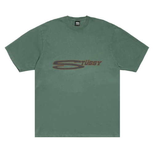 Stussy Stretch Tee Pigment Dyed 'Pine'