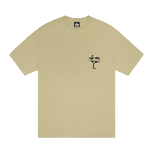 Stussy Martini Tee Pigment Dyed 'Elm'