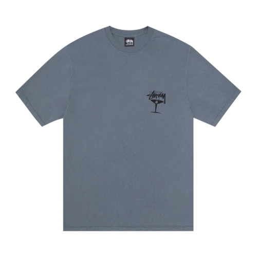 Stussy Martini Tee Pigment Dyed 'Navy'