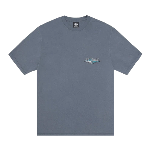 Stussy Worldwide Diamond Tee Pigment Dyed 'Navy'