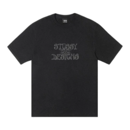 Stussy Wes Palms Tee Pigment Dyed 'Black'
