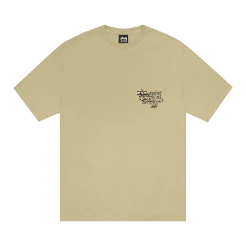 Stussy Respect The Pool Tee Pigment Dyed 'Elm'