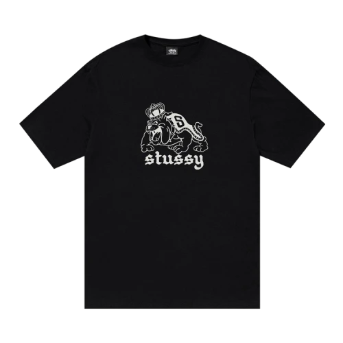 Stussy Bulldog Tee Black