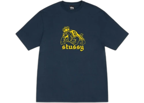 Stussy Bulldog Tee Navy