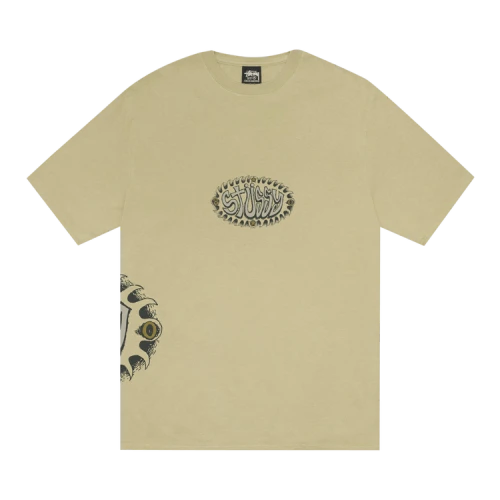 Stussy Wave Oval Tee Pigment Dyed 'Elm'