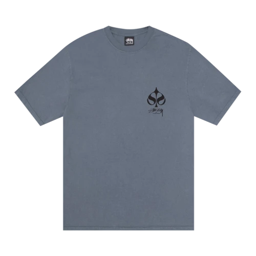 Stussy Spade Pigment Dyed Tee Navy
