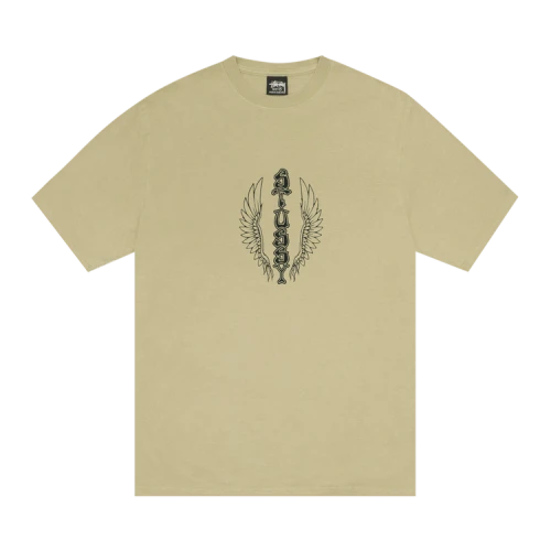 Stussy Wes Wings Tee Pigment Dyed 'Elm'