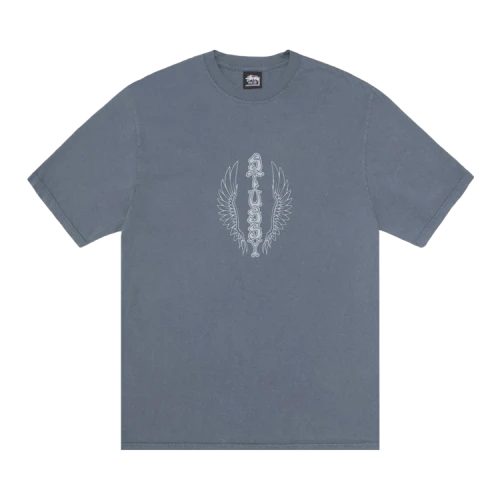 Stussy Wes Wings Tee Pigment Dyed 'Navy'