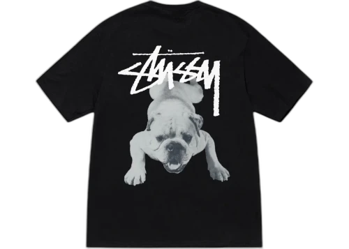Stussy Stock Dog Tee Black