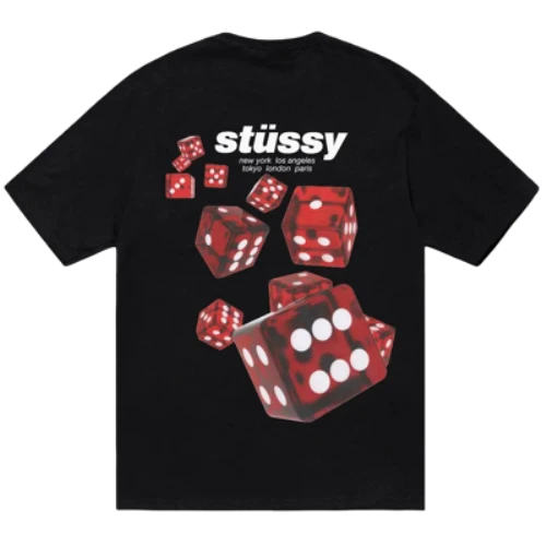 Stussy Rollers Tee 'Black'