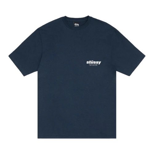 Stussy Rollers Tee Navy